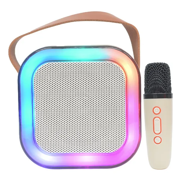 Mini Bocina Bluetooth Karaoke Con Micrófono Y Radio