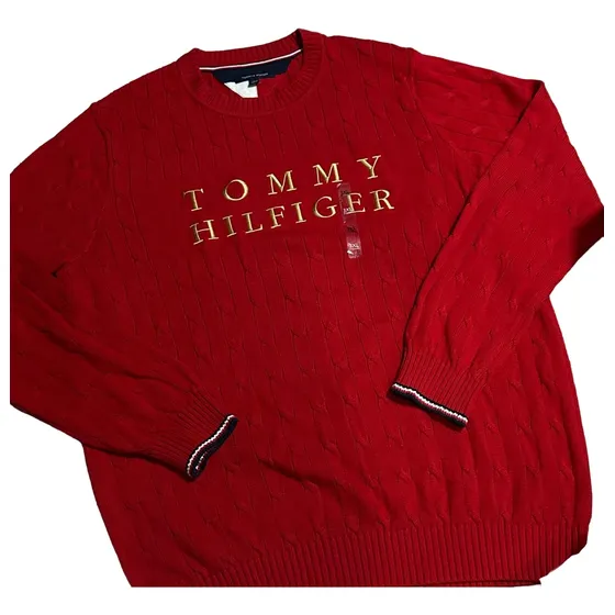 Saco Hombre Sweater Red Tommy Hilfiger Original