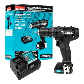 Taladro Rotomartillo Inalámbrico Makita Hp333d Color Negro