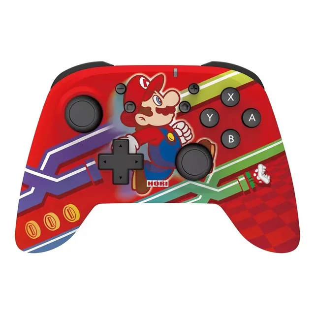 Controlador inalámbrico HoriPad Super Mario Hori para Nintendo Switch color rojo