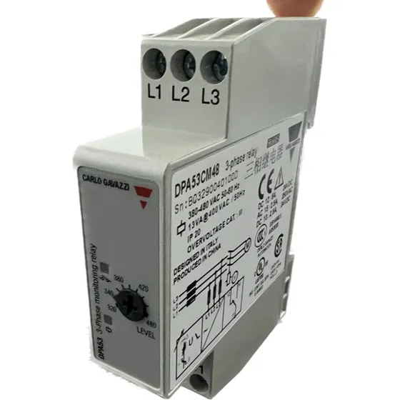 Detector De 3 Fases Carlo Gavazzi Modelo Dpa53cm48