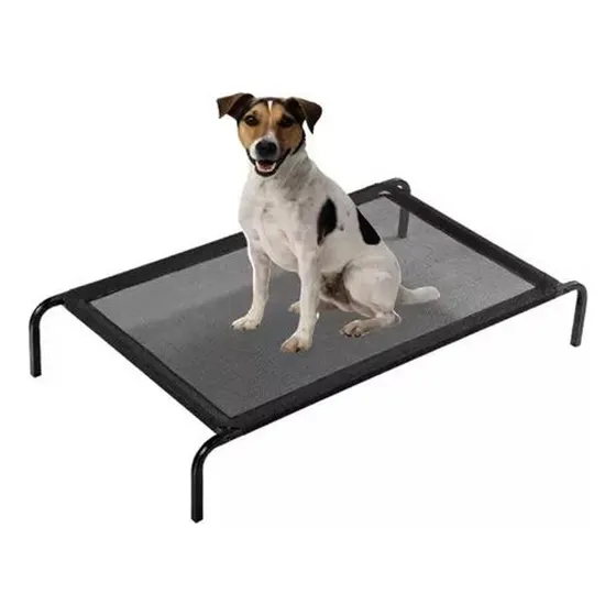Caminha Pet Suspensa M Média Cães Pug Cama De Cachorro Aço