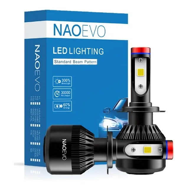Kit Focos Led K1 Base H1 Full Luz Blanca Naoevo Auto Kia