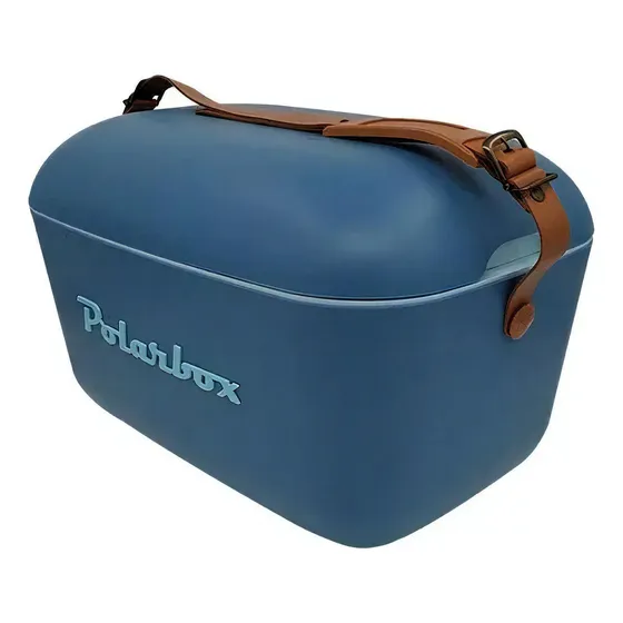 Conservadora Polarbox 20lts 30 Latas Retro Vintage Colores Color Azul Y Marron