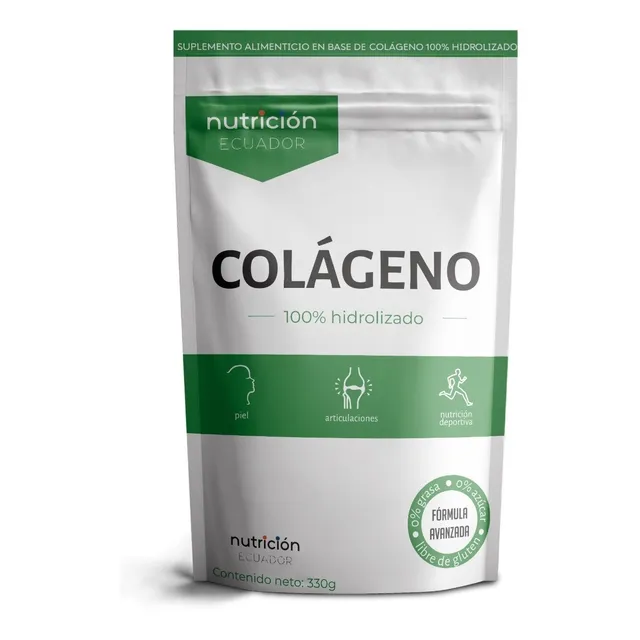 Colágeno 100%  Hidrolizado Original 330g Polvo