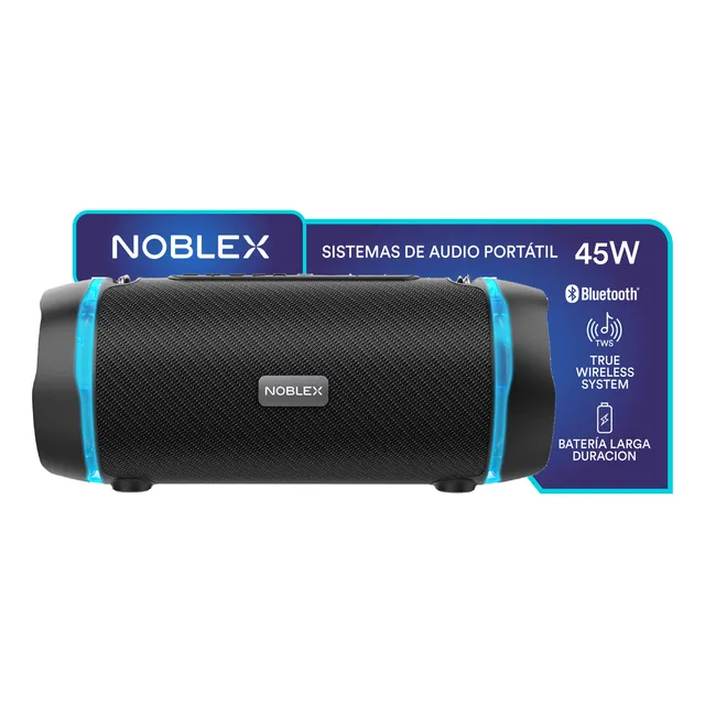 Parlante Bluetooth Noblex Psb1000p 45w Portátil Tws Color Negro