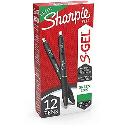 Alfileres De Gel Sharpie En Forma De S, Punta Mediana 0,7 M