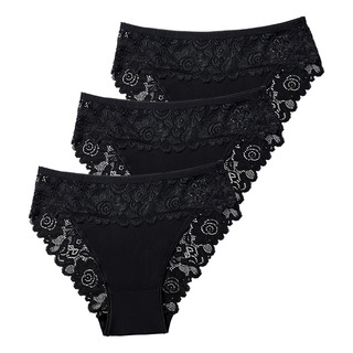 Pack3 Calzoncillos Seda Helada - Negros Transpirables Suaves Pack3 Calzoncillos Seda Helada - Negros Transpirables Suaves