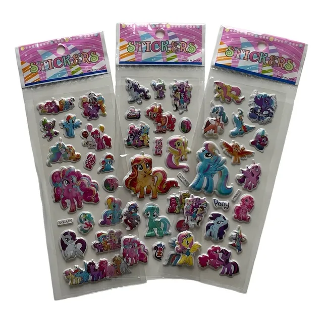 Stickers Con Relieve Pony X 20 Planchas / M11