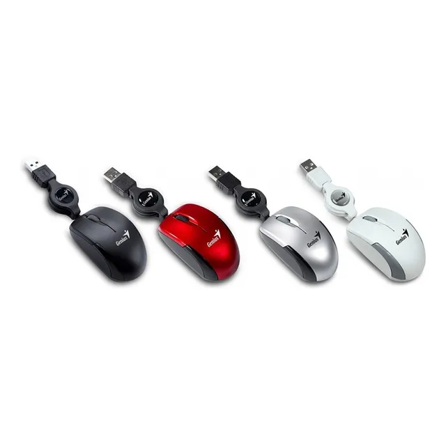 Mouse mini Genius Micro Traveler V2 31010125102 plateado