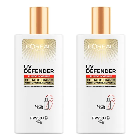 Kit Protector Uv Defender Toque Seco Sin Color L'oreal Paris