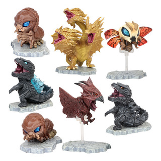 7 Figuras De Godzilla Rodan Ghidorah, Dinosaurio Gojira, Jug 7 Figuras De Godzilla Rodan Ghidorah, Dinosaurio Gojira, Jug