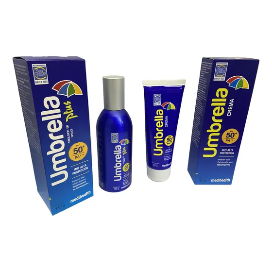 Umbrella Plus F50+ 120g + Umbrella Crema 60g F50+ ¡gratis!