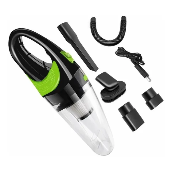 Aspirador Portátil Inalambrica Carga Usb Humedo Seco Auto