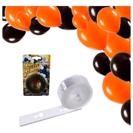 Kit Balão Arco Descontruído Decoração Naruto Festa 101pçs