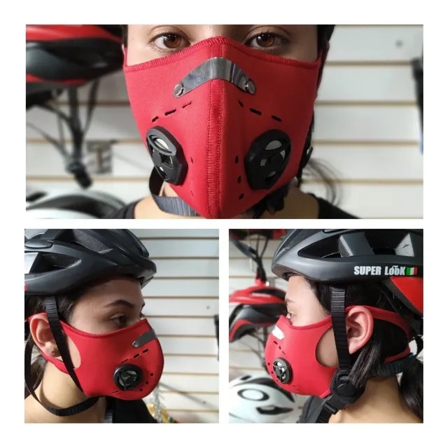 Máscara Tapabocas Antipolucion Virus Protector Bicicletas