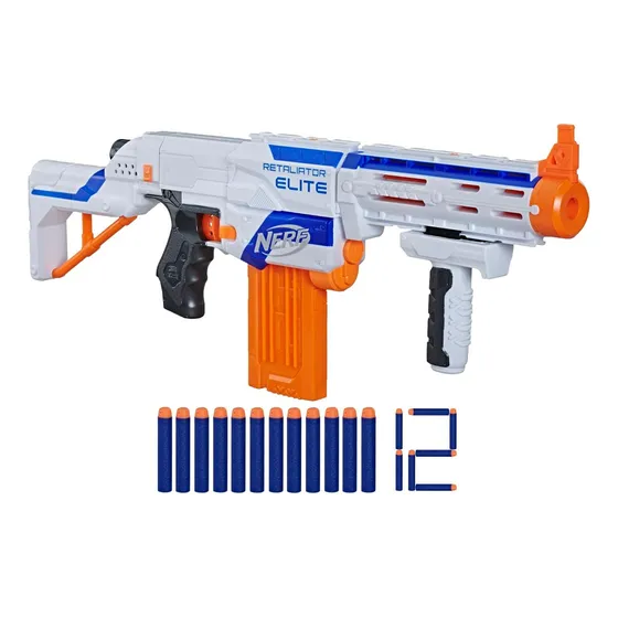 Blaster Nerf N-strike Elite Retaliator 4 En 1 Con 12 Dardos