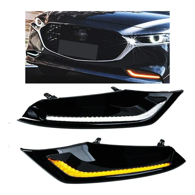 Par Luces Drl Mazda 3 Skyactive Con Direccional 2020-24