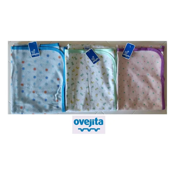 Cobija Sabana Manta De Bebe Ovejita 100%algodon Antialergica