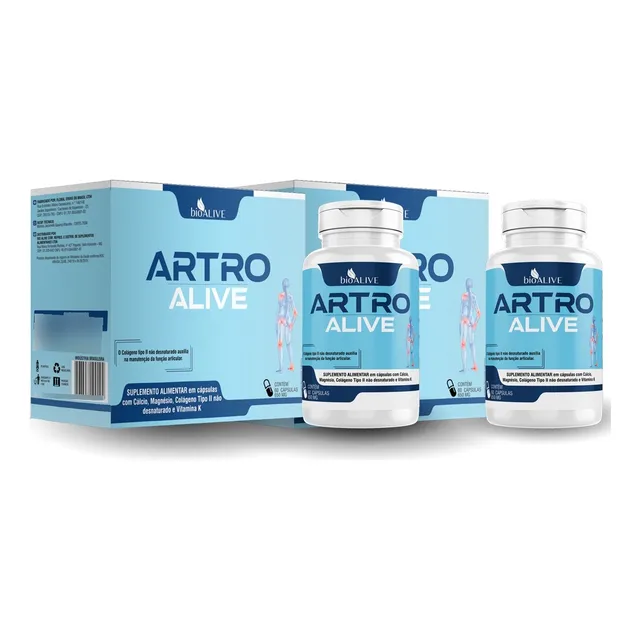 Suplemento Pra Dor Muscular Inflamação - 120 Cápsulas = 2