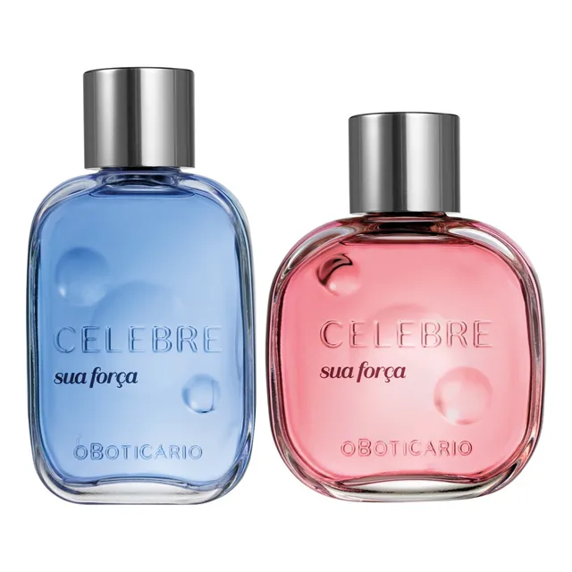 Combo Fragrâncias Celebre Sua Força: Masculina + Feminina Volume Da Unidade 100 Ml