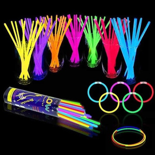 100 Pulseras Flúor Luminosas Lightstick Somoscotillon 100 Pulseras Flúor Luminosas Lightstick Somoscotillon