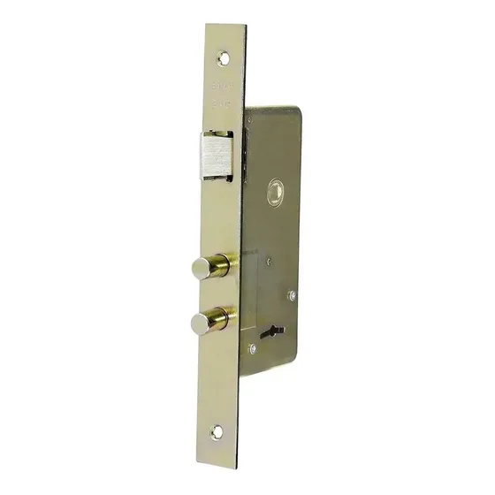 Cerradura Embutir Star 210 Azul Acero 2 Pasadores Puertas Chapa-Madera