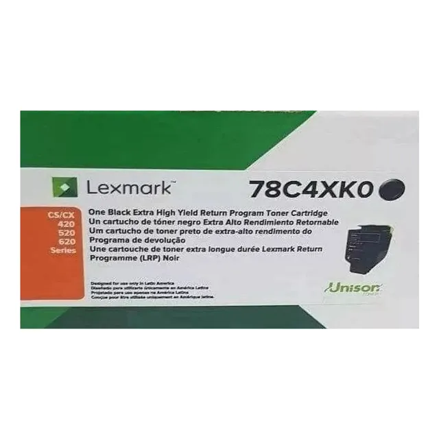 Toner Lexmark 78c4xk0 Cs420 Cs520 Cs620 Cx420 Cx520 Cs620 Tinta Negro