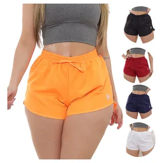Kit 5 Shortinho Feminino Moda Praia Tactel Levanta Bumbum Kit 5 Shortinho Feminino Moda Praia Tactel Levanta Bumbum