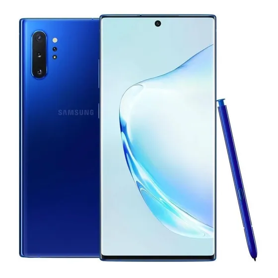 Samsung Galaxy Note10+ 256 GB aura blue 12 GB RAM - Excelente (Reacondicionado)