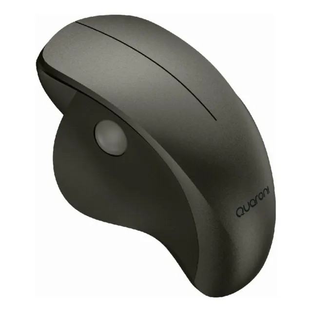 Quaroni Mouse Inalambrico Ergonómico, 3 Botones + Scroll