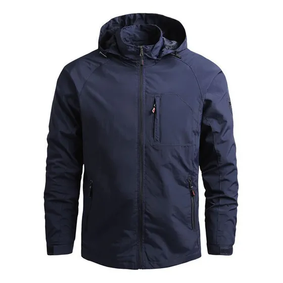 Chaquetas Rompevientos Para Hombre, Sudadera Con Capucha Y C