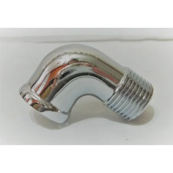 Conexión Pulida Cromada Codo Cachimbo 1/2 PuLG. X 90° Fp