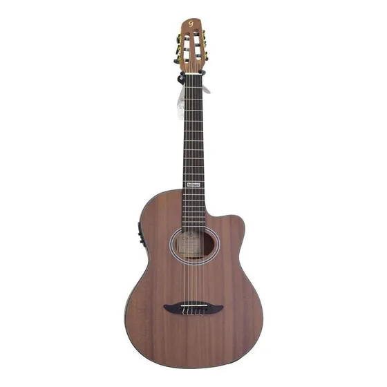 Violão eletroacústica Giannini Performance GNF-3 CEQ WS para destros walnut satin