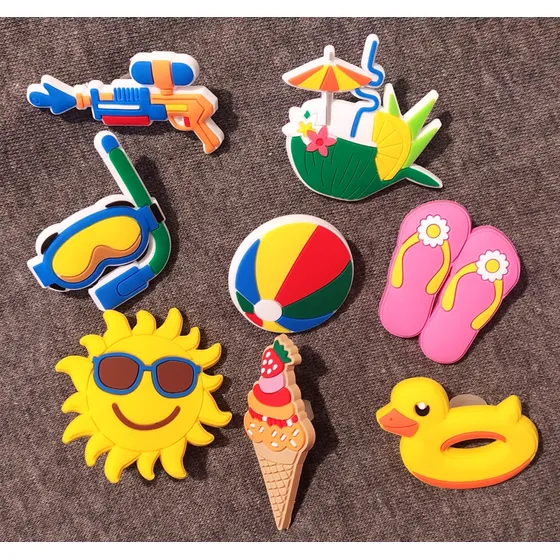 8 Pin O Jibbitz Para Crocs _ Tipo Playero