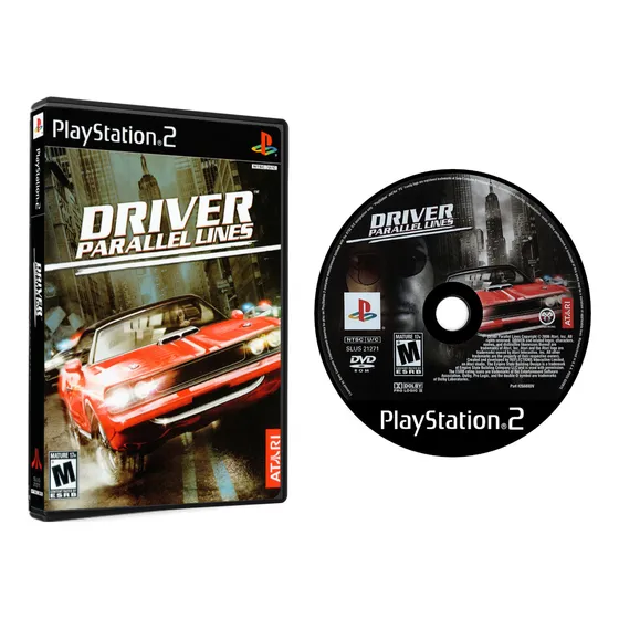 Jogo Driver Parallel Lines Para Playstation 2 Ps2 Fat Slim