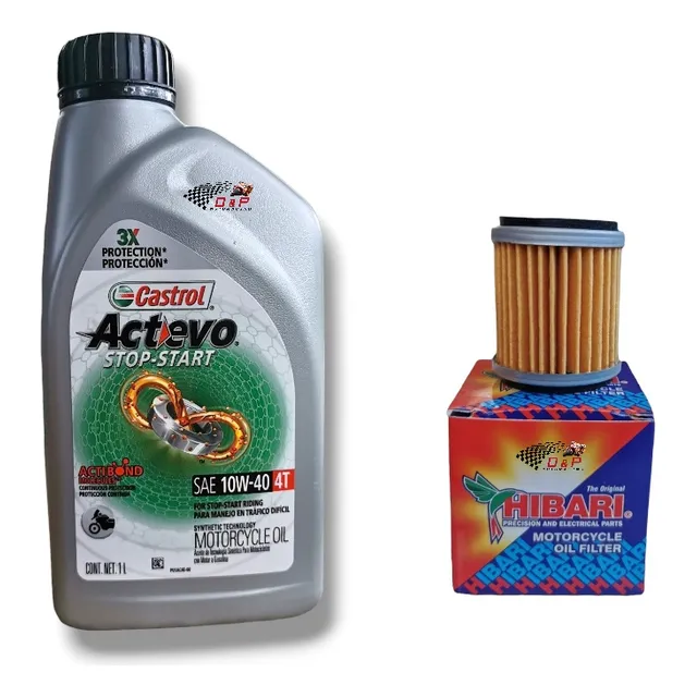 Aceite Castrol 10w40 Semi Sintético 1l Moto R15
