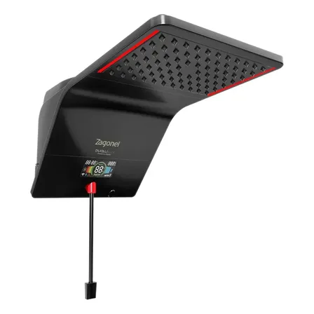 Chuveiro Elétrico Zagonel Ducali Premium Digital 127v 5500w Preto 5.5 Kw