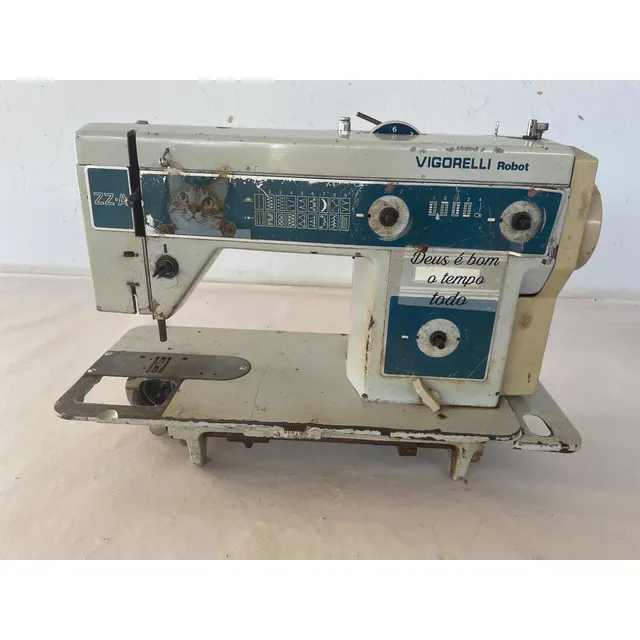 Maquina De Costura Antiga Vigorelli Robot Zigzag  No Estado