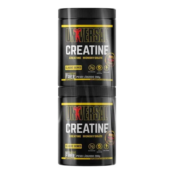 Creatina Monohidratada 400g 100% pura Universal Sabor Without flavor