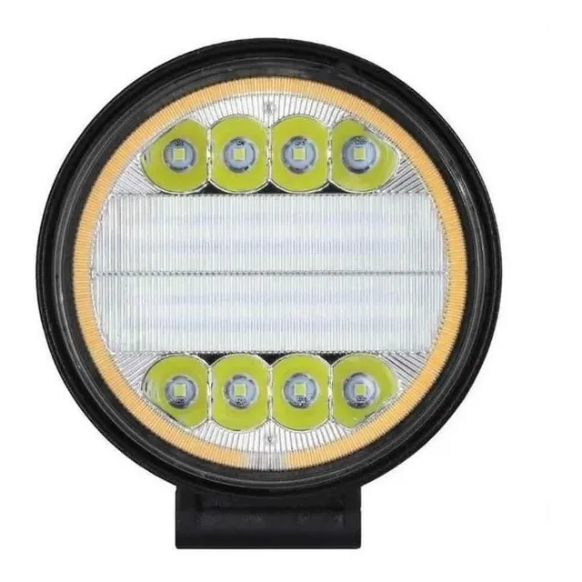 Faro Neblinero Redondo 18 Led 12v 24v Auto Moto Camioneta