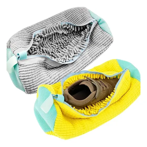 Bolsa de lavado para zapatillas y zapatos, reutilizable, con cremallera reforzada e interior con cerdas suaves, cerdas protectoras para lavadora, practicidad y seguridad | Marca: Swave | Cuotas sin interés