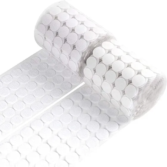 Velcro 500 Pares Blanco Puntos Autoadhesivos 10mm Mayoreo