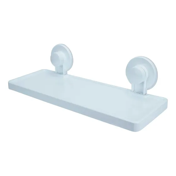 Repisa Organizadora Para Baño Con Ventosa Blanco