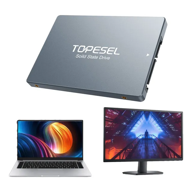 Topesel Disco Sólido Ssd Interno Sata Iii 256gb Gris