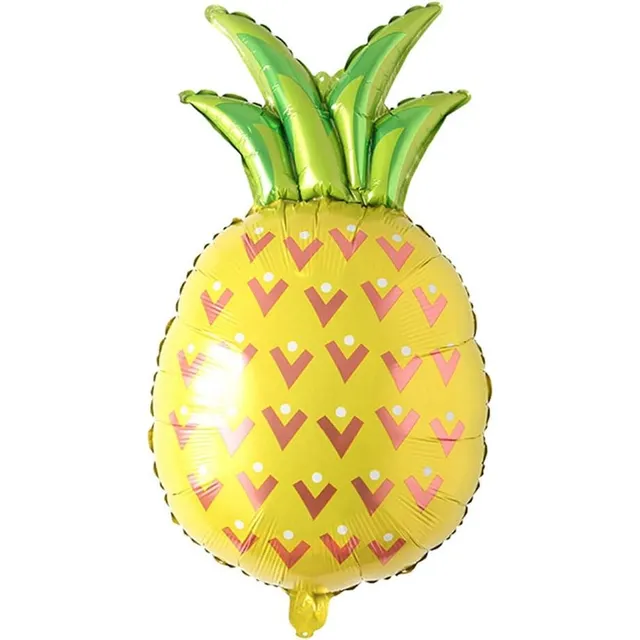 Globos Foil 10  Frutas Piña Y Sandía - Pack 40 Unidades