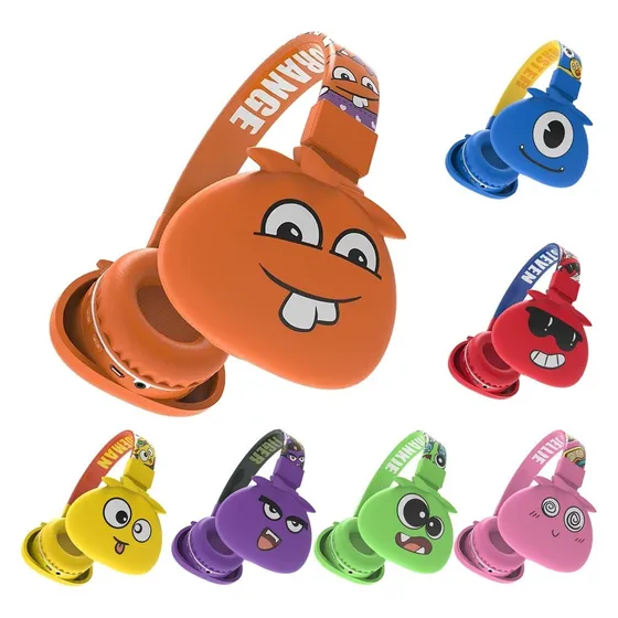 Auricular Monster Para Niños Con Bluetooth Varios Diseños Uy