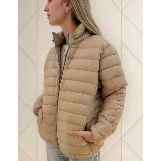 Campera Puffer Mujer Térmica Impermeable, Calidad Premium