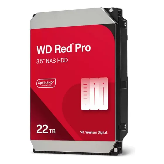 Western Digital 22tb Red Pro 3.5  7200rpm Wd221kfgx Tranza