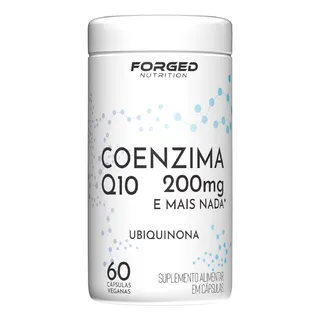 Coenzima Q10 200mg Pura Alta Concentração 60 Vegan Caps - Forged Nutrition Coenzima Q10 200mg Pura Alta Concentração 60 Vegan Caps - Forged Nutrition